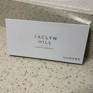 Morphe Jaclyn Hill Palette in White with Gold Lettering